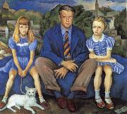 Diego Rivera Portrait of A Family oil painting on canvas